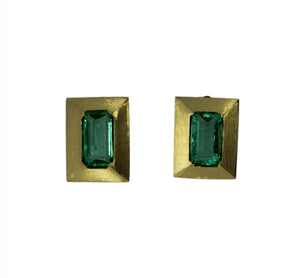 Olufson Designs Custom Original Emerald Earrings