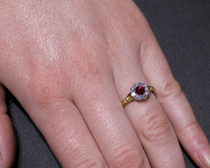 Spark Creations Ruby Ballerina Ring