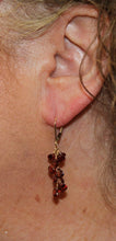Load image into Gallery viewer, Garnet Dangle Earrings
