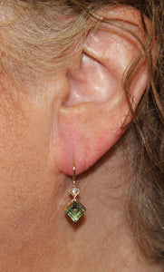 Mint Tourmaline Earrings