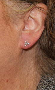 Tiny Trillium Earrings