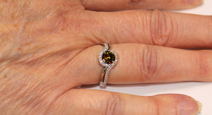 Gorgeous! Elma Gil Brown Diamond Ring