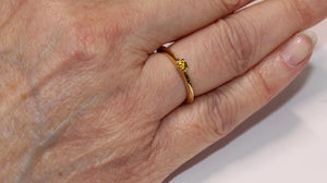 Alberto  Parada Yellow Sapphire Ring