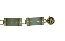 Load image into Gallery viewer, Jade and Yellow Gold Bracelet
