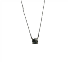 Load image into Gallery viewer, Montana Blue Sapphire Necklace in White Gold
