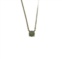 Load image into Gallery viewer, Light Green Montana Sapphire Necklace
