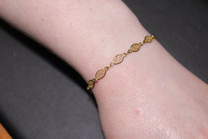 Gold Filigree Bracelet