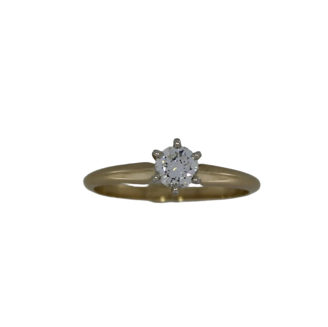 Quarter Carat Diamond Solitaire Ring