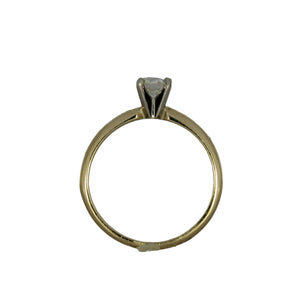 Yellow Gold Solitaire