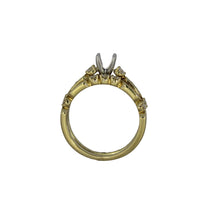 Load image into Gallery viewer, Yellow Gold Bridal Set Semi Mount
