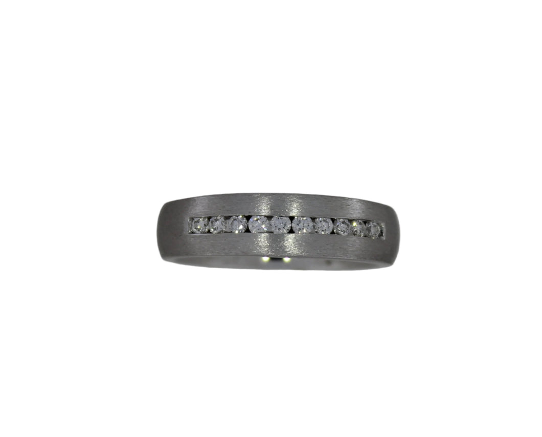 Channel Set Diamond Band