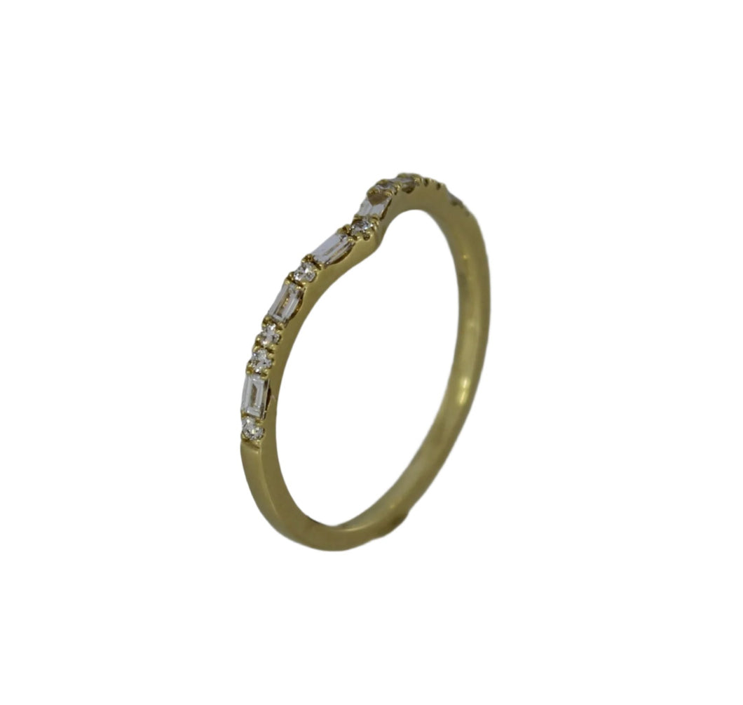 Yellow Gold Contour Band