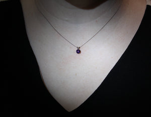 Amethyst Solitaire Pendant