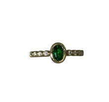 Load image into Gallery viewer, Emerald Ring in Yellow Gold
