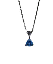 Load image into Gallery viewer, Blue Topaz Trillion Pendant
