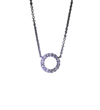 Load image into Gallery viewer, Circle Pendant in White Gold
