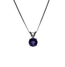 Load image into Gallery viewer, Amethyst Solitaire Pendant
