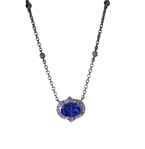 Gorgeous Blue Sapphire Necklace