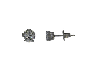 1.04 Carat Total Weight Diamond Studs