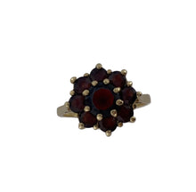 Load image into Gallery viewer, Garnet Cluster Ring
