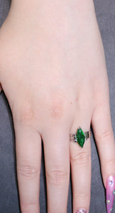 Jade Marquise Ring