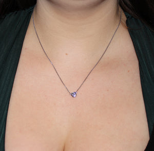 Diamond Bezel Necklace