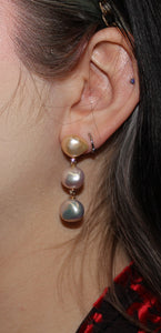 Lustrous Blush Pink Pearl Dangles