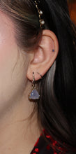 Load image into Gallery viewer, Blue Chalcedony Dangle Earrings
