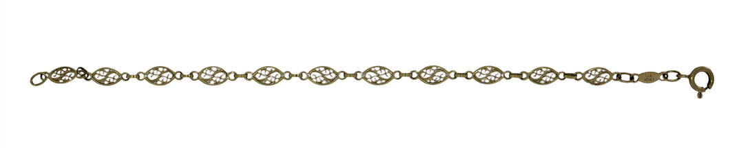 Gold Filigree Bracelet