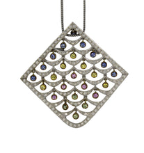 Load image into Gallery viewer, Sapphire Pendant Convertible Brooch
