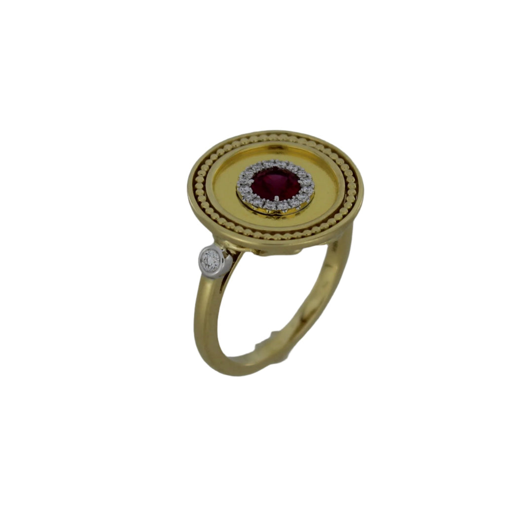 Fashionista Ruby Ring