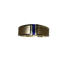 Load image into Gallery viewer, Men&#39;s Blue Sapphire Ring
