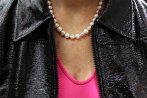 Pink and White Pearl Strand