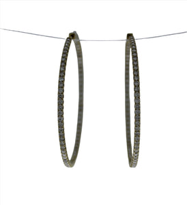 Extra Large Inside-Out Hoop Earrings