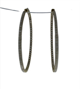 Extra Large Inside-Out Hoop Earrings