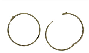 Extra Large Inside-Out Hoop Earrings