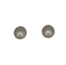 Load image into Gallery viewer, 5.5-6 mm Akoya White Pearl Studs
