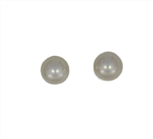 Load image into Gallery viewer, 6-6.5 mm Akoya White Pearl Studs
