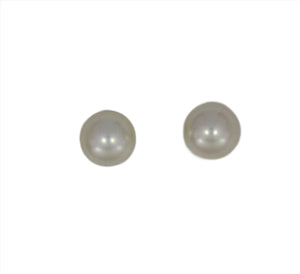 6-6.5 mm Akoya White Pearl Studs