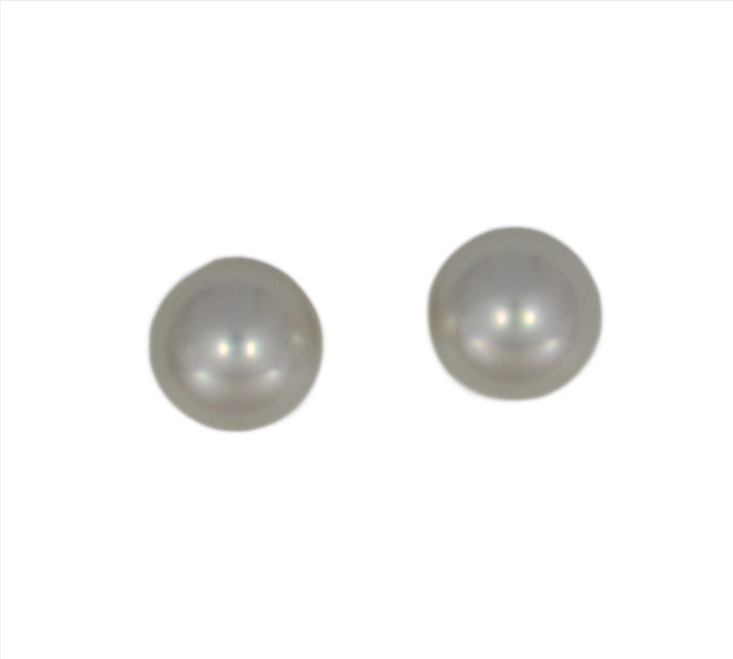 8-8.5 mm Akoya White Pearl Studs