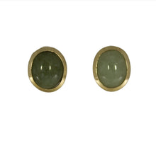 Load image into Gallery viewer, Oval Jadeite Earrings

