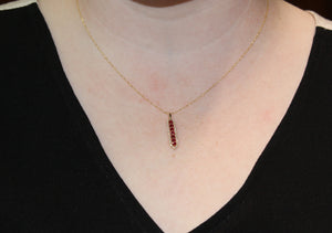 Ruby and Diamond Pendant