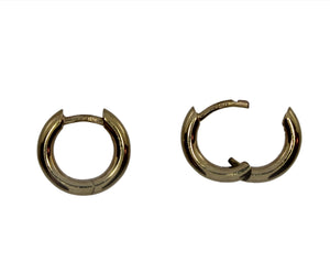 Small Yellow Gold Huggie Hoops
