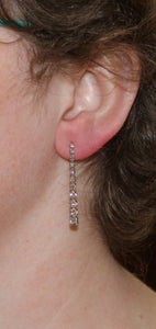 Graduated Diamond Drop Dangles