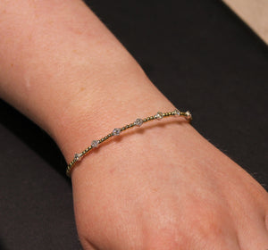 Seven Diamond Flexi Bangle