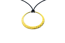 Load image into Gallery viewer, 38 mm Gold Eclipse Pendant
