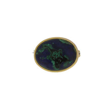 Load image into Gallery viewer, Azurite and Malachite Brooch
