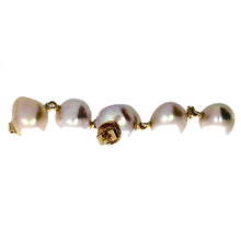 Load image into Gallery viewer, Lustrous Blush Pink Pearl Dangles
