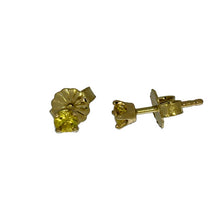 Load image into Gallery viewer, 3 mm Unheated Yellow Sapphire Studs
