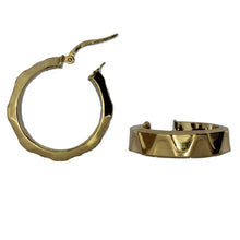 Load image into Gallery viewer, Lightweight Yellow Gold Hoops

